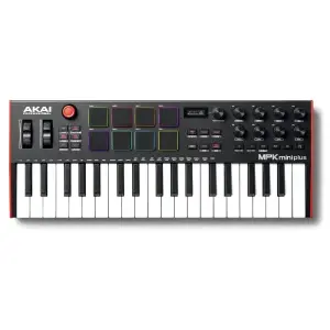 كيبورد ميدي Akai MPK Mini Plus – 37 مفتاح مع مفاتيح ديناميكية الجيل الثاني