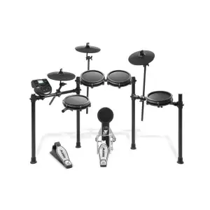 طقم طبول إلكترونية Alesis Nitro Mesh – بطبقات شبكية مع توصيل USB/MIDI