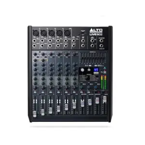 ميكسر Alto Live 802 – كونسول صوتي احترافي 8 قنوات مع USB ومؤثرات