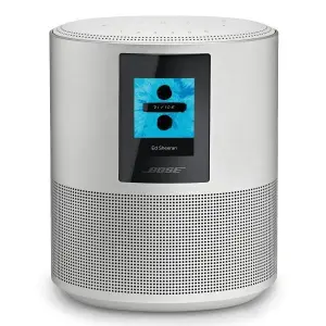  Bose Home Speaker 500  سماعة لاسلكيه ذكيه – صوت ستيريو وتحكم صوتي - فضي