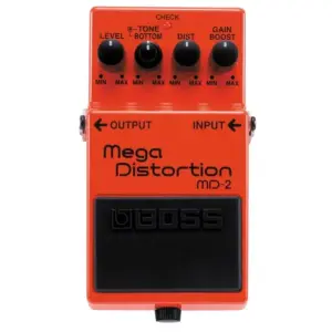 بوس MD-2 Mega Distortion مؤثر صوتي للجيتار