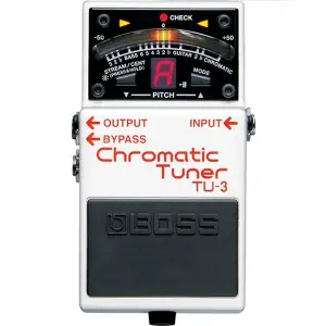 BOSS TU-3 Chromatic Tuner – Compact Pedal Tuner for Guitar & Bass