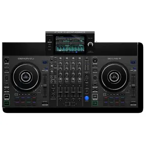 جهاز تحكم ذكي Denon DJ SC Live بقنوات 4 مع مكبرات صوت