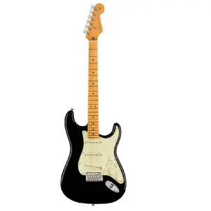 Fender 0113902706 AM PRO II STRAT MN Electric Guitar- Black
