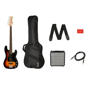 فيندر 0371982432 Squier Affinity باس جيتار مجموعة