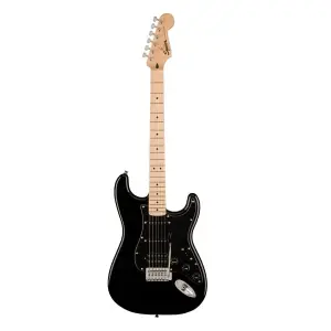 Fender Squier Sonic Stratocaster HSS Electric Guitar – Black – Model 373203506