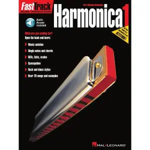 هال ليونارد FastTrack Harmonica Method – Book 1for Diatonic Harmonica - كتاب تعليمي لهارمونيكا