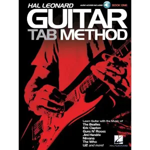 كتاب Hal Leonard لطريقة التاب للجيتار – تعلم العزف باستخدام التابات | كتاب تعليمي للجيتار