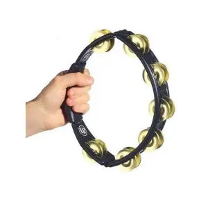 LP170 - Cyclops Handheld Tambourine Black Brass