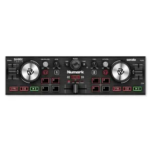 جهاز تحكم DJ محمول Numark DJ2 Go-2 Touch – صغير وسهل الاستخدام