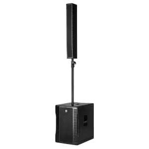 RCF EVOX 12 Active Two-Way Array Speaker – 1400W PA System with 15" Subwoofer