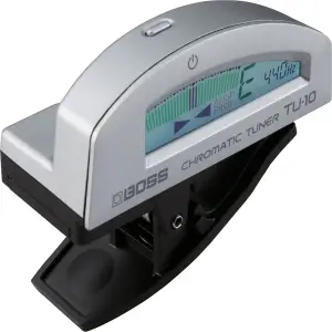 رولاند BOSS TU-10-SV Clip-On Chromatic Tuner فضي