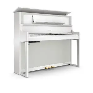 رولاند LX-708 بيانو عمودي رقمي أبيض لامع