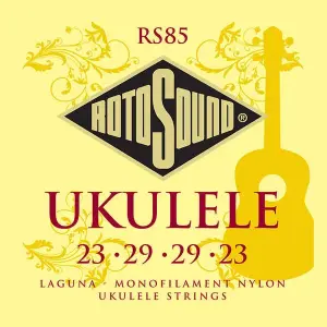أوتار Rotosound RS85 لآلة اليوكليلي – مجموعة أوتار نايلون عالية الجودة للسوبرانو والكونسيرت والتينور