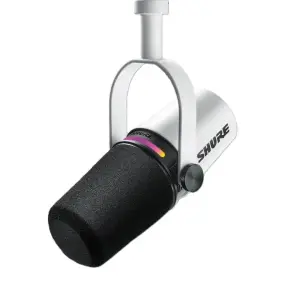 Shure MV7+ Wireless Podcast Microphone – Dynamic USB/XLR with Touch Panel and Auto Level Control