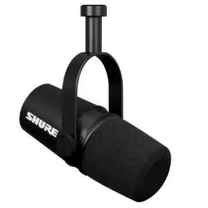 Shure MV7X  ميكروفون بودكاست ديناميكي XLR – عزل صوتي وصوت احترافي