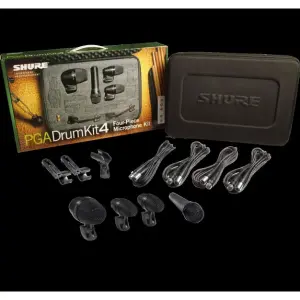 مجموعة ميكروفونات شور PGA DrumKit 4 للطبول