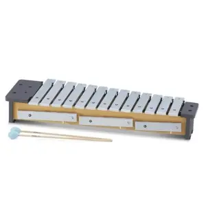 Suzuki Metallophone Soprano Diatonic مع Mallet MPS-16 – نغمة واضحة ومشرقة
