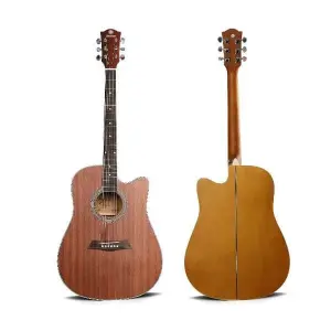 Unistar L-807-N 41-Inch Cutaway Acoustic Guitar – High Gloss Finish