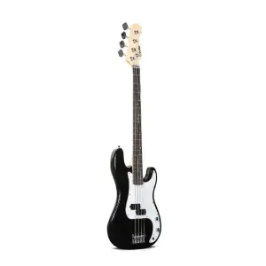 Unistar L-B1-4 Black 4-String Electric Bass Guitar – Affordable Beginner Instrument