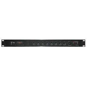 امبليفير Unistar PAX-120 RMS مع مشغل MP3 وBluetooth - نظام 70/100V | قوة صوت احترافية وتحكم متعدد الوظائف