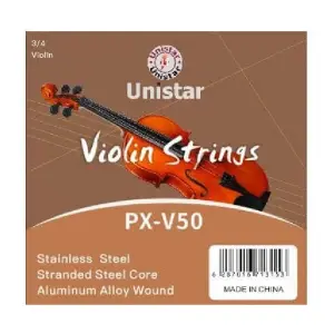 أوتار كمان يونستار بريميوم PX-V50-34 – طقم لمقاس 3/4
