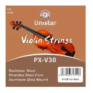 أوتار كمان Unistar PX-V30-44 مقاس 4/4 – صوت واضح واستجابة سريعة