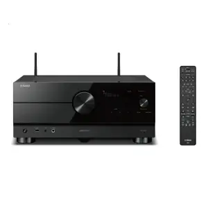 ريسيفر صوت وصورة ياماها RX-A4A 7.2 قناة – أسود | ريسيفر مسرح منزلي فاخر بدعم Dolby Atmos و8K