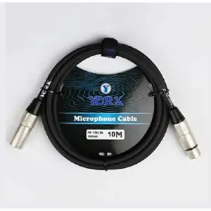 كابل يوركس MP-280 من XLR إلى XLR بطول 10 متر - أسود