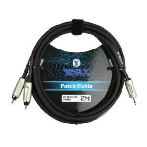 كابل صوت ستيريو Yorx YX-364PR - من RCA إلى AUX 3.5 مم - بطول 2 متر